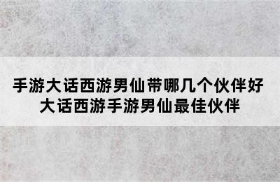 手游大话西游男仙带哪几个伙伴好 大话西游手游男仙最佳伙伴